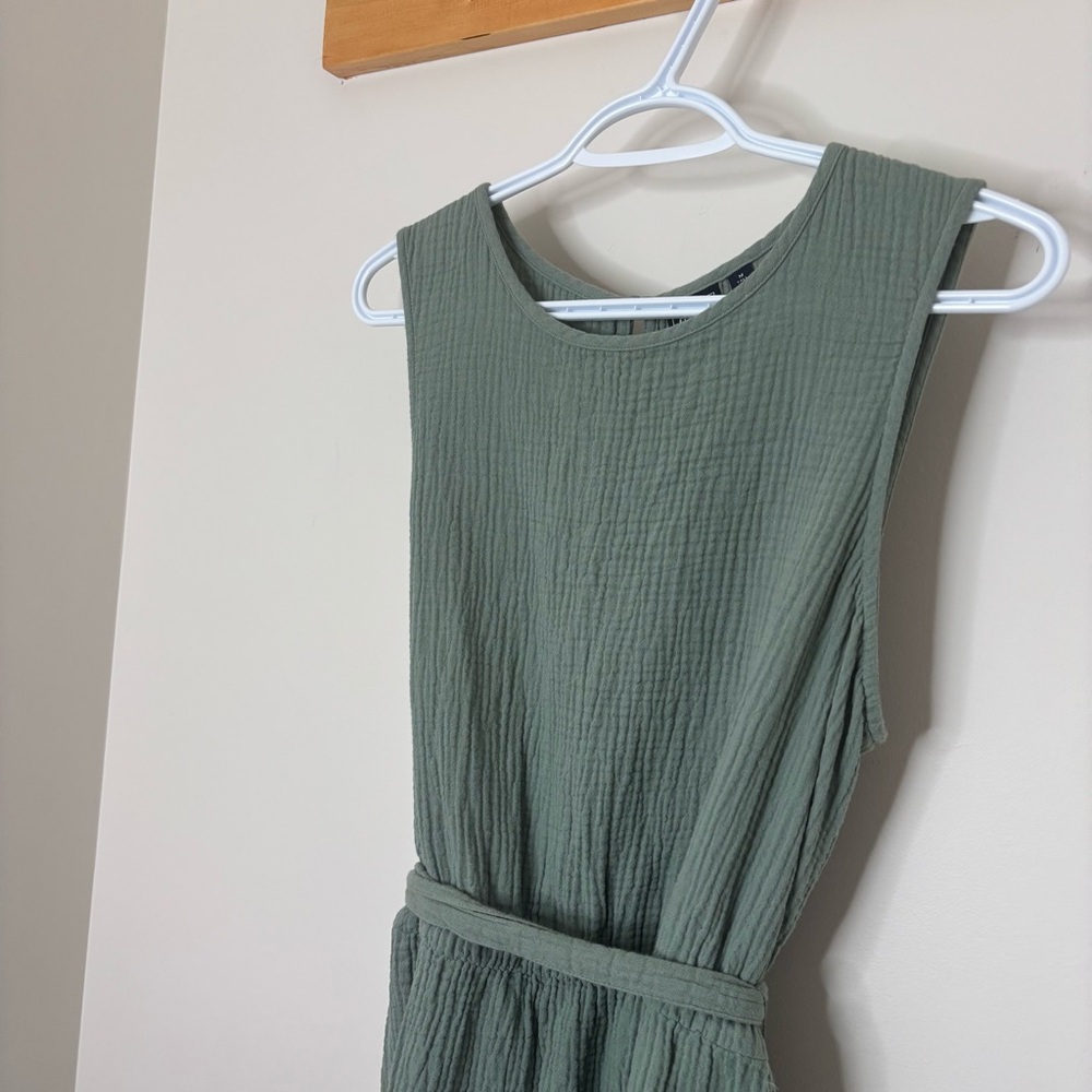 #271 GAP Ruffle Hem Gauze Dress - Picture 6 of 12